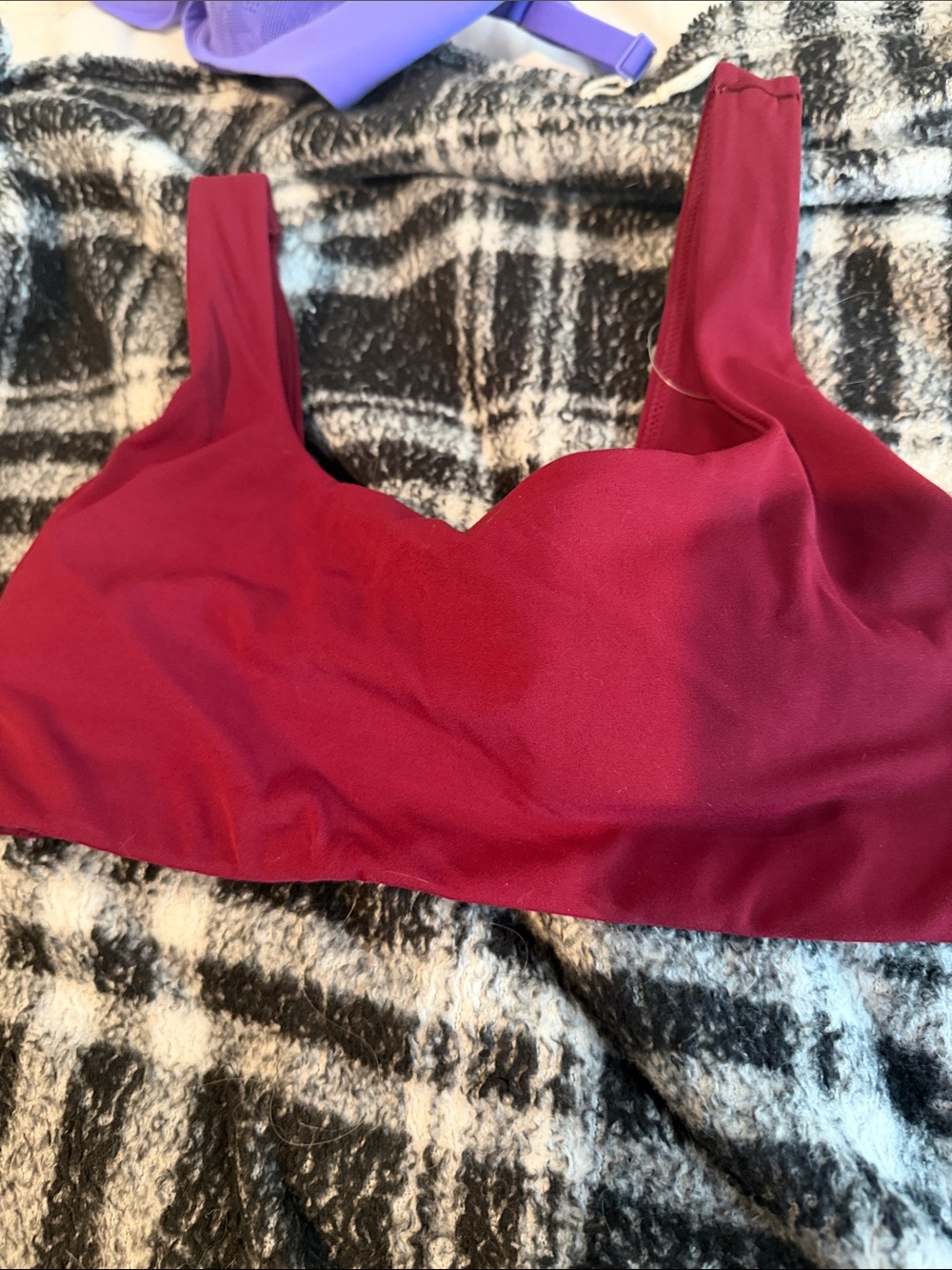 Offline by aerie small nwot square neck bra, wireless, removable cup inserts